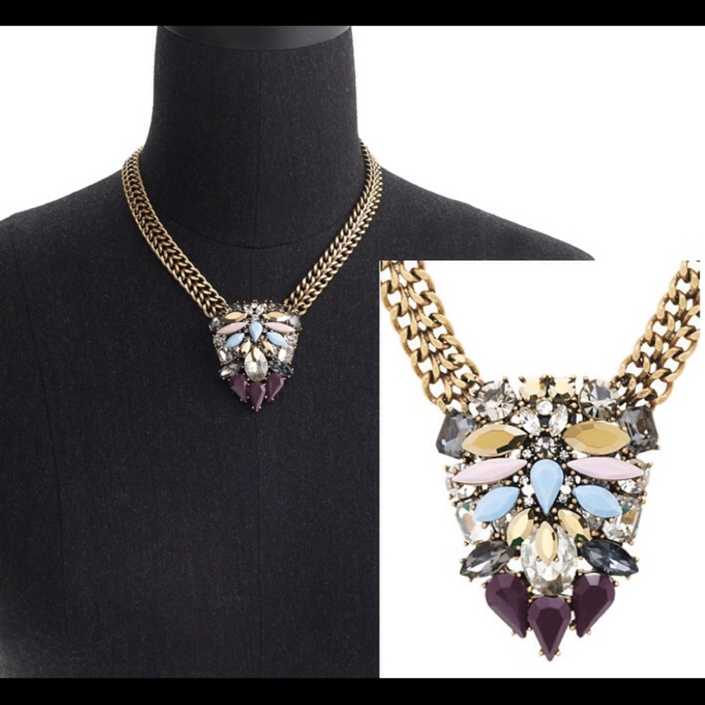 J. Crew CRYSTAL PENDANT NECKLACE